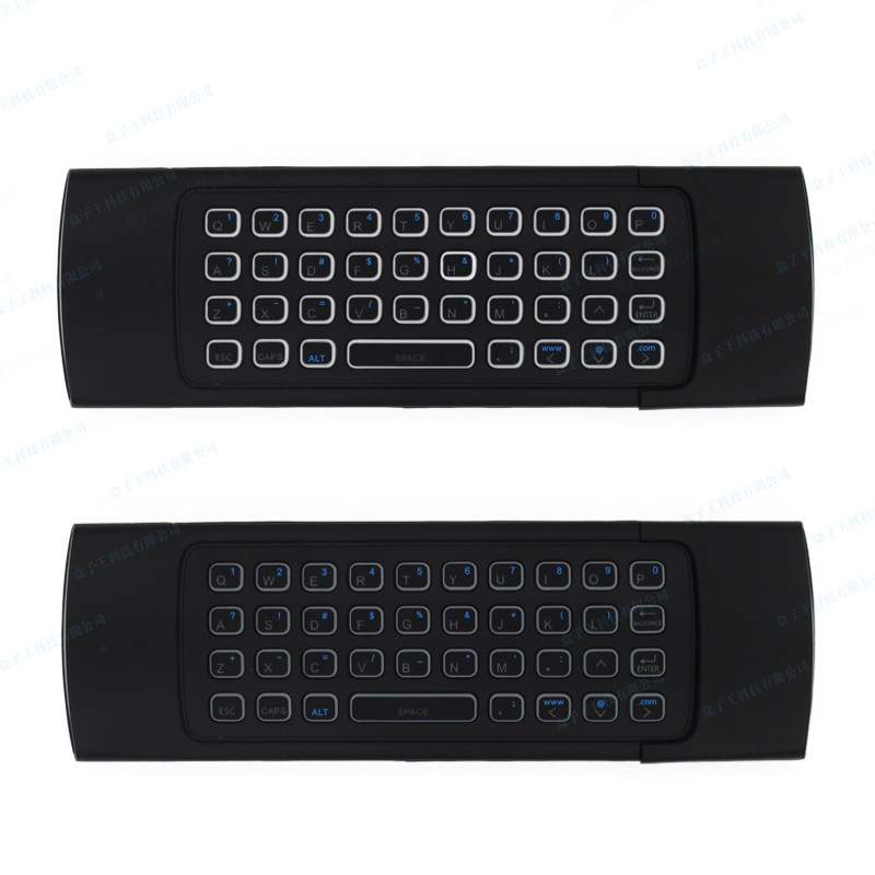 MX3-L directa de fábrica blanco con retroiluminación ratón volador juego de sentido del cuerpo de 6 ejes teclado de ratón inalámbrico control remoto