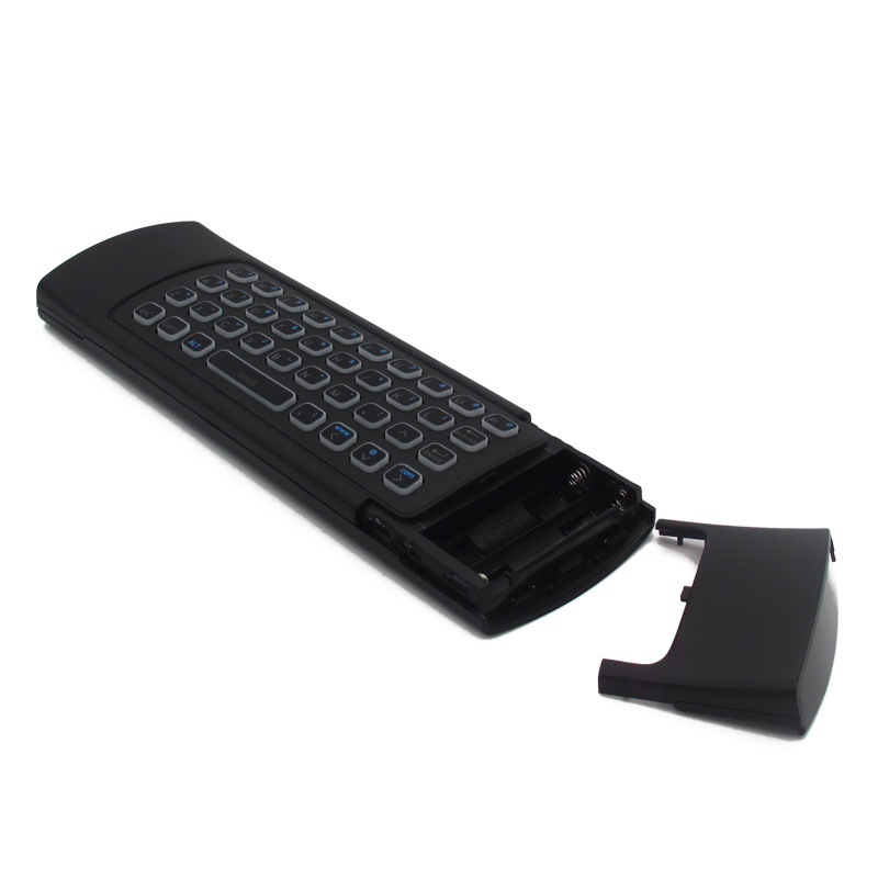 MX3-L directa de fábrica blanco con retroiluminación ratón volador juego de sentido del cuerpo de 6 ejes teclado de ratón inalámbrico control remoto