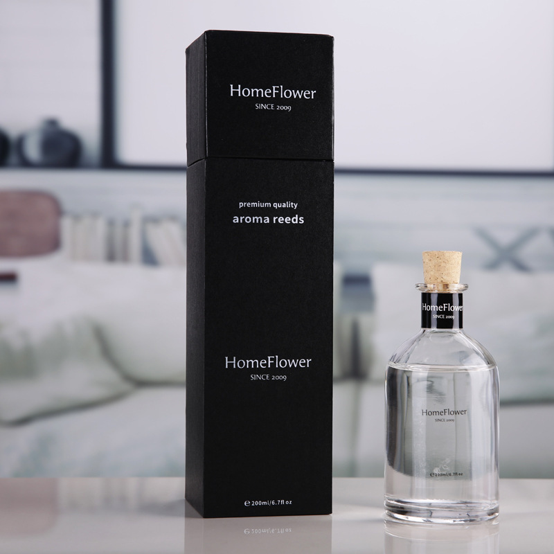 Fire-Free Rattan Aromatherapy Hotel Special Fragrance Essential Oil Fiber Stick Glass Diffuser Bottle Plant Essential Oil Home Daily Use