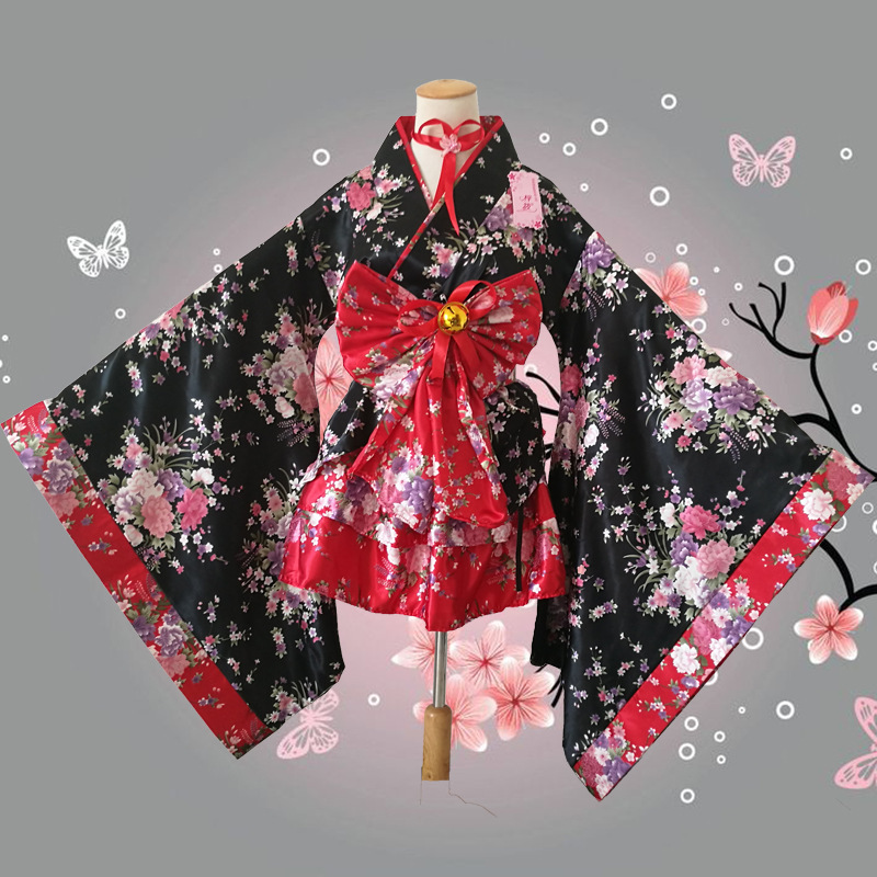 COSPLAY Costume Thousand Sakura House Dance Costume Performance Costume Heavy Sakura Kimono Maid Costume