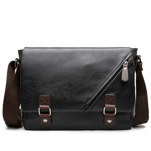  Korean new style men's bag shoulder bag men's leather bag crossbody bag fashion briefcase versatile envelope bag