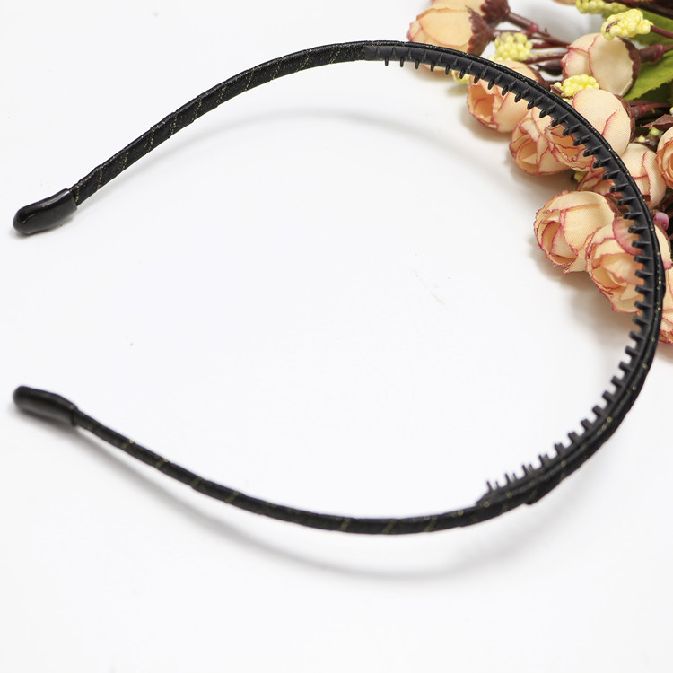 Nuevo estilo coreano diadema dentada práctica tela de las mujeres exquisita diadema delgada Corea del Sur tocado accesorios para el cabello