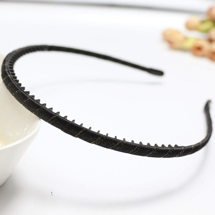 Nuevo estilo coreano diadema dentada práctica tela de las mujeres exquisita diadema delgada Corea del Sur tocado accesorios para el cabello