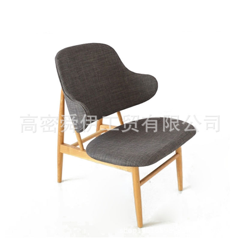 Full Solid Wood Creative Single Sofa Chair Nordic Oak Sofa Chair Balcony Lounge Chair Hotel Cafe Chair Full Solid Wood Creative Single Sofa Chair Nordic Oak Sofa Chair Balcony Lounge Chair Hotel Cafe Chair