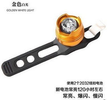 自転車のアルミ合金の宝石のテールライトの単眼のヘルメットのライトのハイライトの警告のテールランプのマウンテンバイクの騎乗の部品の装備|undefined