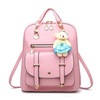 Backpack, fashionable summer one-shoulder bag for leisure, city style, with little bears