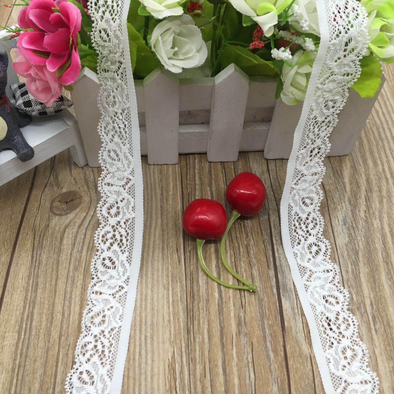 花边压沙弹力蕾丝花边现货供应压沙弹力709# 宽度 2.5cm