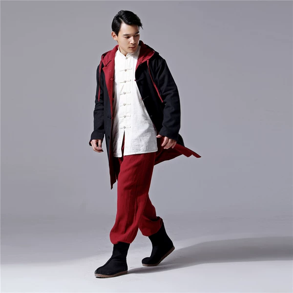 Black with dark red