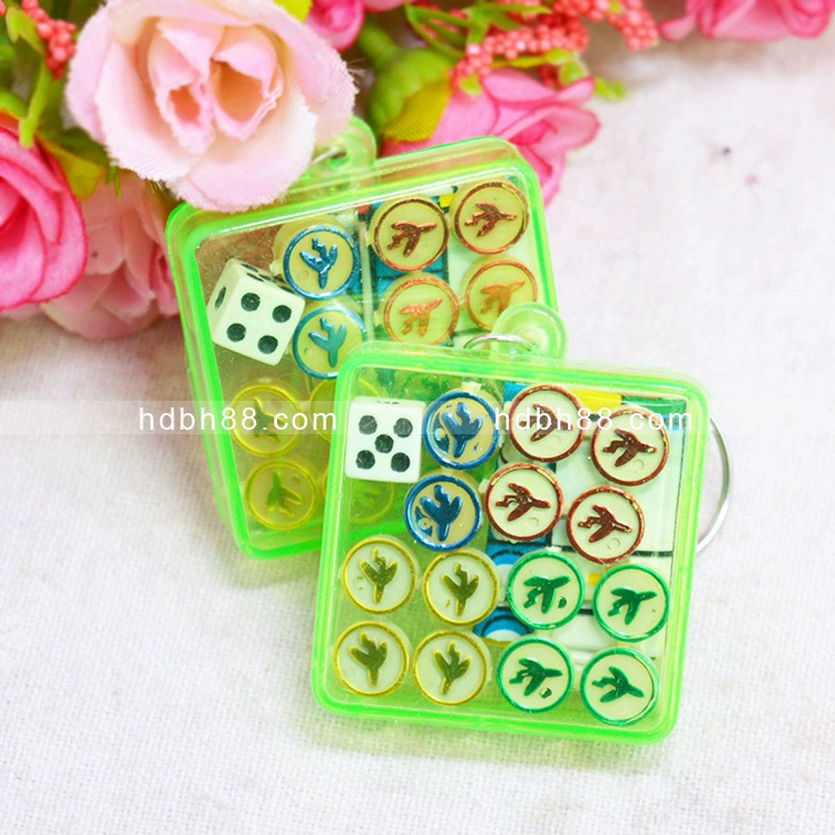 Small Airplane chess, "Jungle" game, keychain