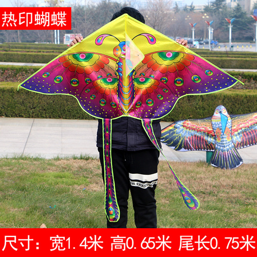 Weifang Hongyun Kite New Cartoon Children Butterfly Eagle Goldfish Sand Swallow Kite Wheel Wholesale Good Flying