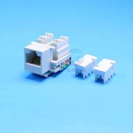 超五类cat5e keystone jack rj45非屏蔽信息电脑网络模块