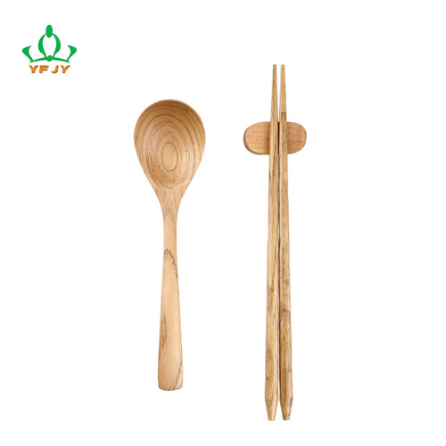 YFJY Japanese solid wood chopsticks for home use, small forest spiral pointed chopsticks for daily life, become one instead of a circle.