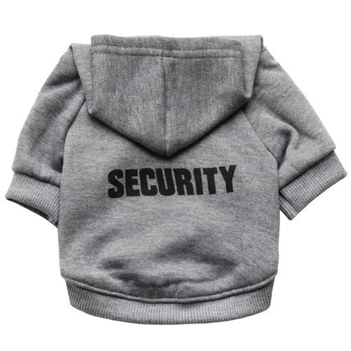 Pet supplies, dog clothes, fleece hooded security pet sweatshirts wholesale, Teddy clothes, autumn and winter styles