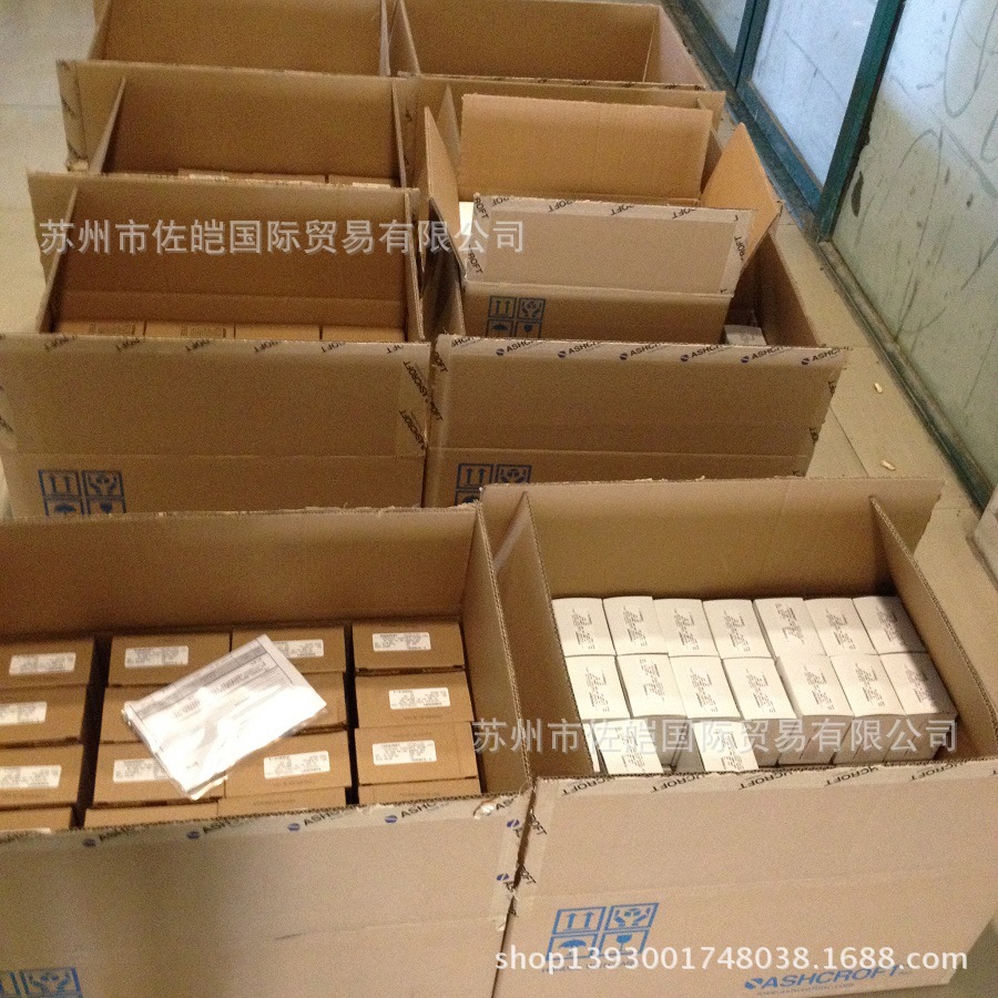 美国原装1009型号压力表 雅斯科ASHCROFT品牌GOST认证双刻度仪表