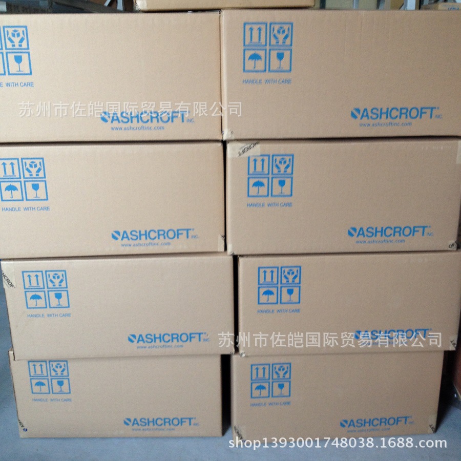 美国ASHCROFT雅斯科品牌25-1009型号GOST认证双刻度压力表 原装表