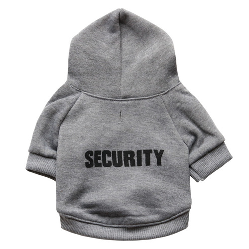 Pet supplies, dog clothes, fleece hooded security pet sweatshirts wholesale, Teddy clothes, autumn and winter styles