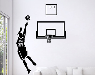 科比篮球自粘nba墙贴男生宿舍卧室寝室墙画支持一件代发-阿里巴巴
