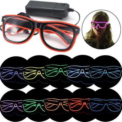 EL Flashing glasses, LED Flashing glasses,M nails luminescence glasses festival Bar gathering gift