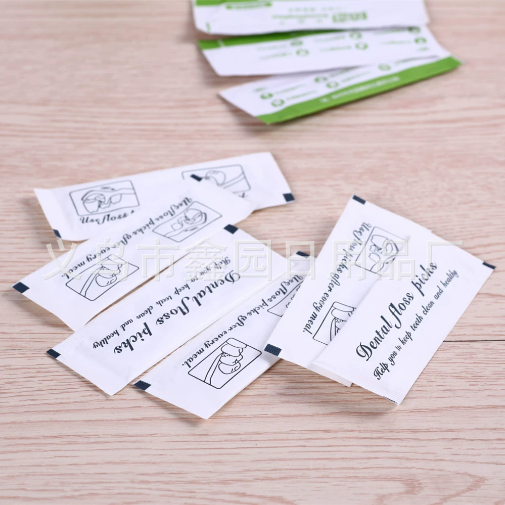 Зубная нить-палочка одинарная независимая упаковка Чистка зубного шва Чистка полости рта уход Оптом Зубная нить подобрать палку