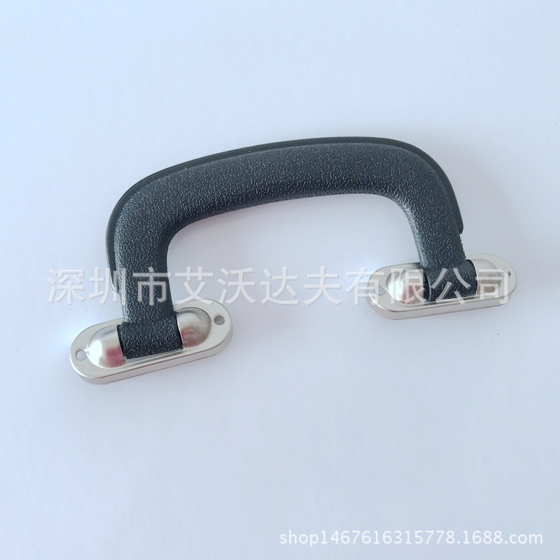 提手厂家供应 150mm黑色塑料提手 酒盒箱包五金配件 颜色可定