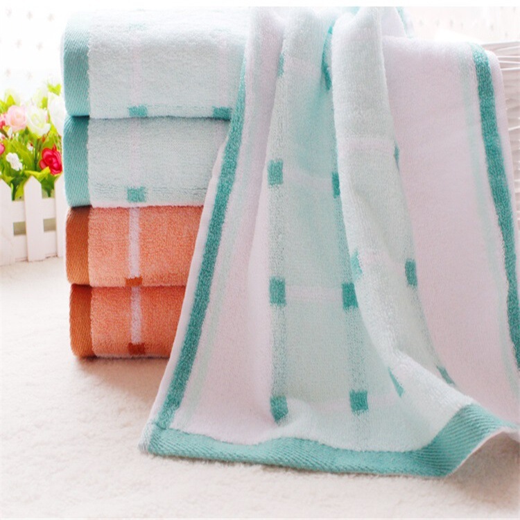 Jielia Pure Cotton Towel Absorbent Strip 2034-2 Adult Men and Women Face Bath Towel Student Family Face Towel