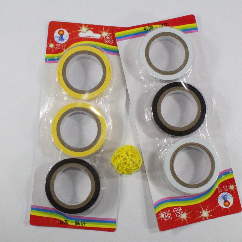 三个装电工胶带黑色 PVC防绝缘胶带水 阻燃电胶布 2元五金批发