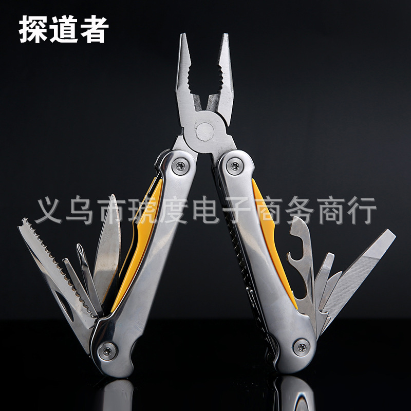 热卖全钢组合工具钳 可折叠多功能刀钳 高品质钳子 户外野营用品