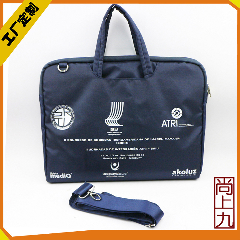 Factory direct new business activities laptop bag shoulder messenger bag briefcase conference bag