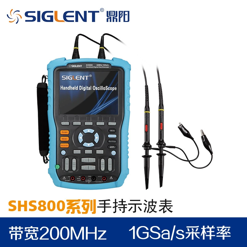 Dingyang портативный цифровой осциллограф мультиметр с цветным экраном 200 м двухканальный осциллограф SHS806/820