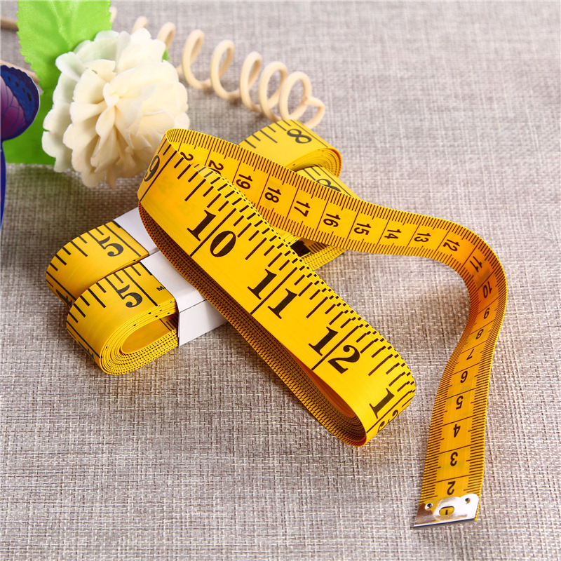 Spot Yellow Inch Small Soft Ruler Sewing Measuring Clothing Pvc Plastic Soft Ruler Portable Tape Measure 3m Manufacturer Wholesale
