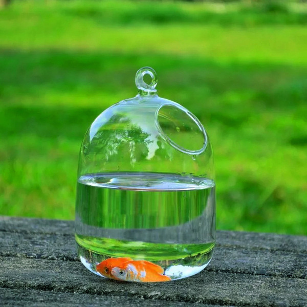 Creative glass transparent aquarium handmade