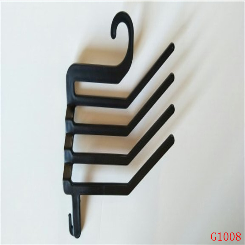 厂家供应袜子四层挂钩 塑料袜钩 四对装袜子挂钩有现货