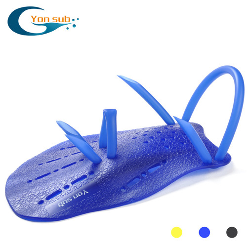 Swimming hand fins, adult paddling palms, swimming training equipment, children's diving men's and women's plastic adult frog paws