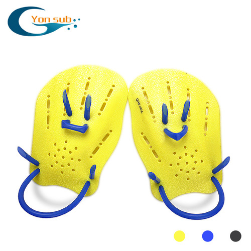 Swimming hand fins, adult paddling palms, swimming training equipment, children's diving men's and women's plastic adult frog paws