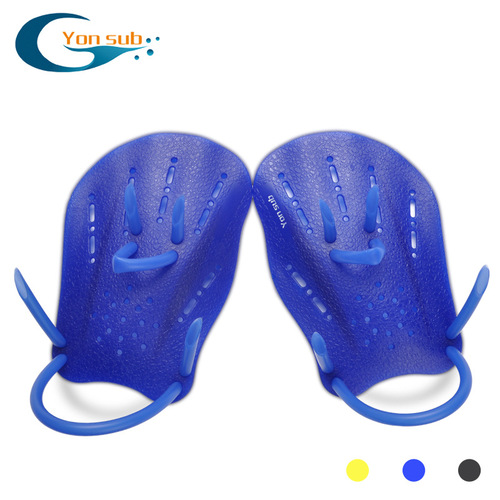 Swimming hand fins, adult paddling palms, swimming training equipment, children's diving men's and women's plastic adult frog paws