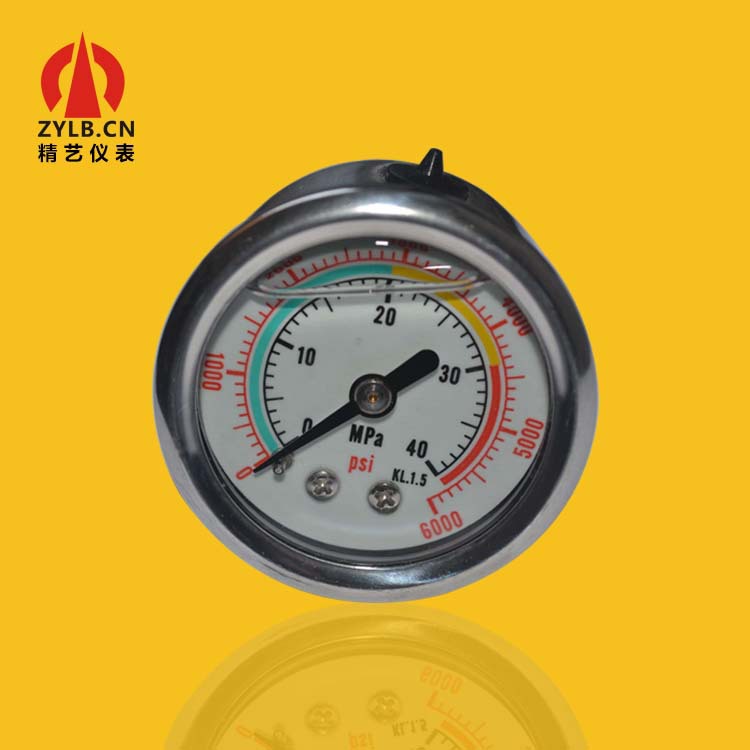 不锈钢压力表厂供应不锈钢压力表耐震充油压力表YBN40Z 40MPa工厂