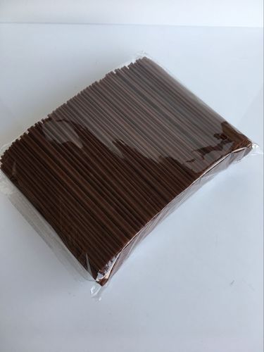 100 independently packaged single-use membrane coffee straws, 18cm long, coffee stirring straws