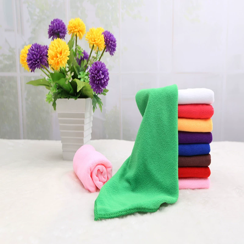 Салфетка из микрофибры 30×30 см, 100% полиэстер, безворсовая впитывающая
