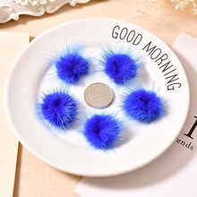 ��3cm��ɫˮ��ë����ë�q�� �ֹ�diy�֙C������ ��ë���^���l���l