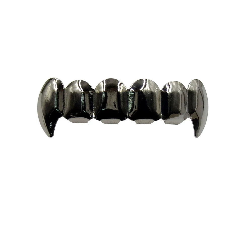 Золото зубных украшений Grillz, настоящее золото на медной основе, комплекты верх-низ, украшения в стиле хип-хоп