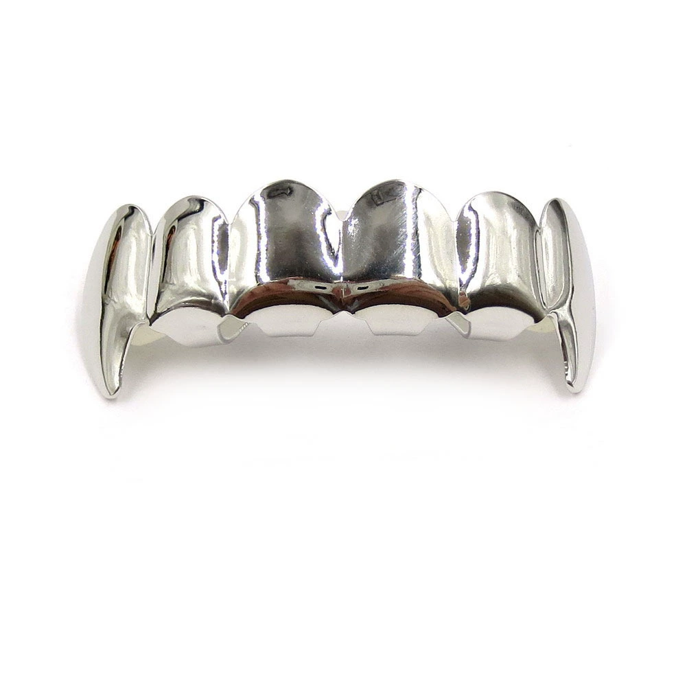 Золото зубных украшений Grillz, настоящее золото на медной основе, комплекты верх-низ, украшения в стиле хип-хоп
