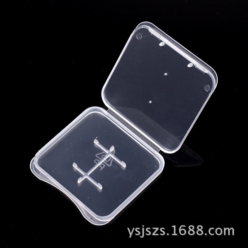 Direct selling wholesale TF card storage box protection box single card memory card memory card storage card small white box