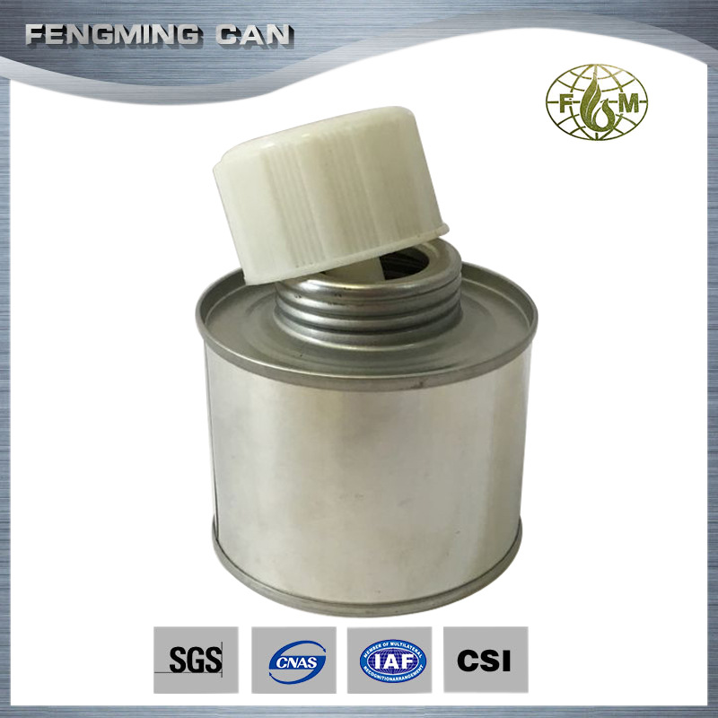 100克密封罐工业用金属小铁罐 化工胶水马口铁罐圆形溶剂包装罐