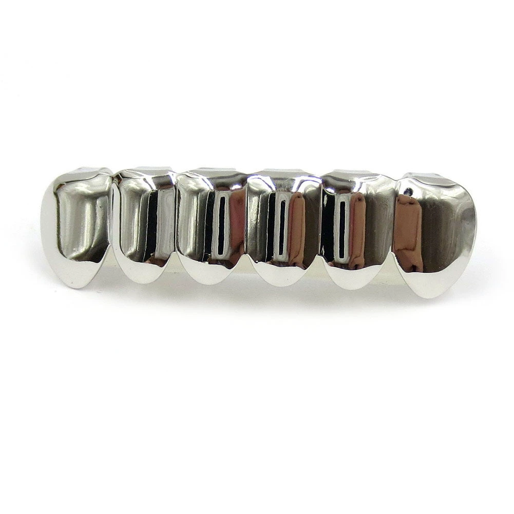 Золото зубных украшений Grillz, настоящее золото на медной основе, комплекты верх-низ, украшения в стиле хип-хоп