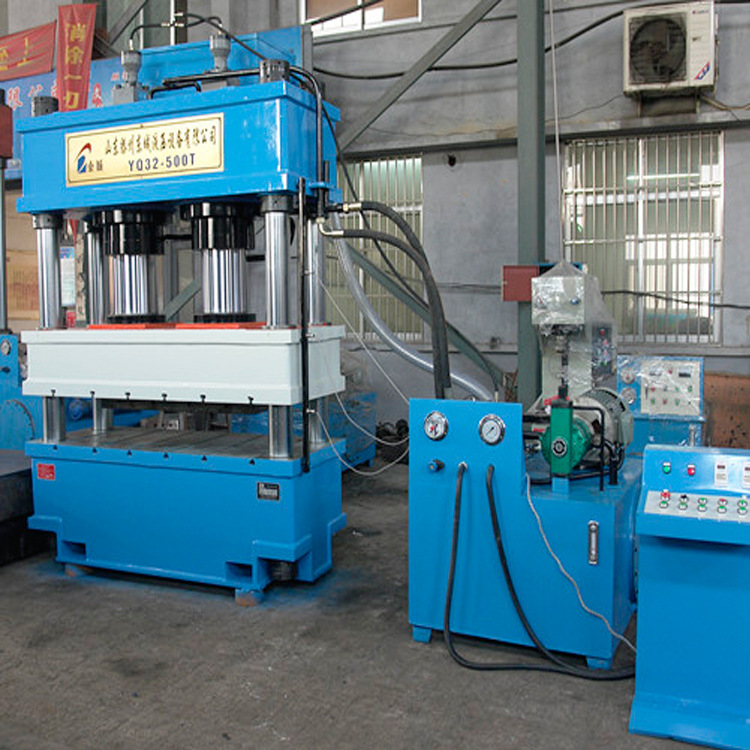 直营500吨四柱液压机 薄板拉伸成型液压机 快速500t四柱油压机