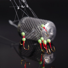 White Bar Treble Hook, White Light Gold Hook, Specialized Suspension No. 7 Hook, Night Glow Line, Fluorescent Hook Fishing Tackle, Wholesale