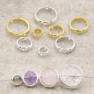 �����Ʒ S925���yDIY���������� �A���U�հ�߅�AȦ����