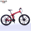 Mountain folding metal road folding bike disc brake