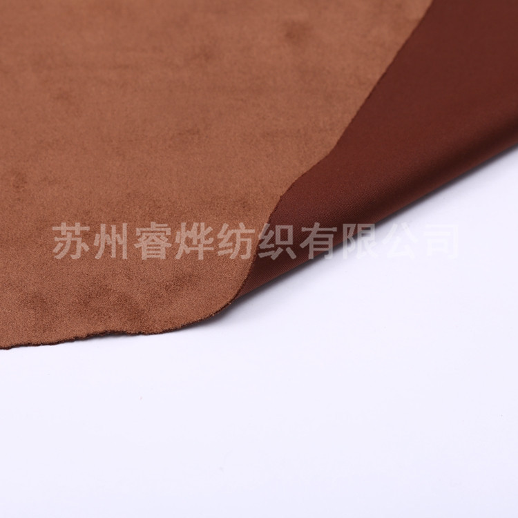 空气层麂皮绒 长期供应空气层麂皮绒面料 针织时装空气层麂皮绒布