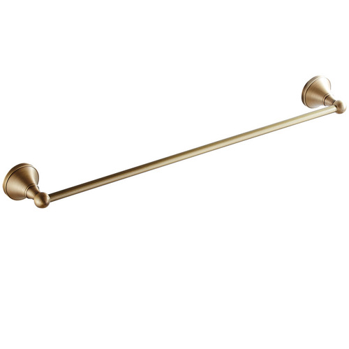 One piece drop shipping wholesale price single pole towel bar bathroom brass European shower room pendant antique towel rack single pole